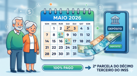 Segunda parcela do 13º do INSS começa a ser paga em maio: veja o calendário